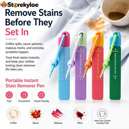 Portable Instant Stain Remover Pen for Clothes