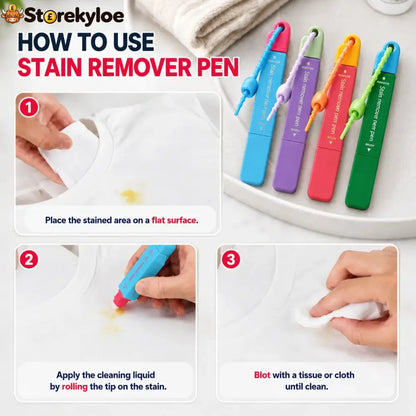 Portable Instant Stain Remover Pen for Clothes