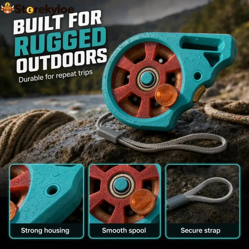 Portable Rodless Pocket Fishing Reel Device - Fishing Tool + Fishing Line Set + Safety Rope - Hot Sale-1001