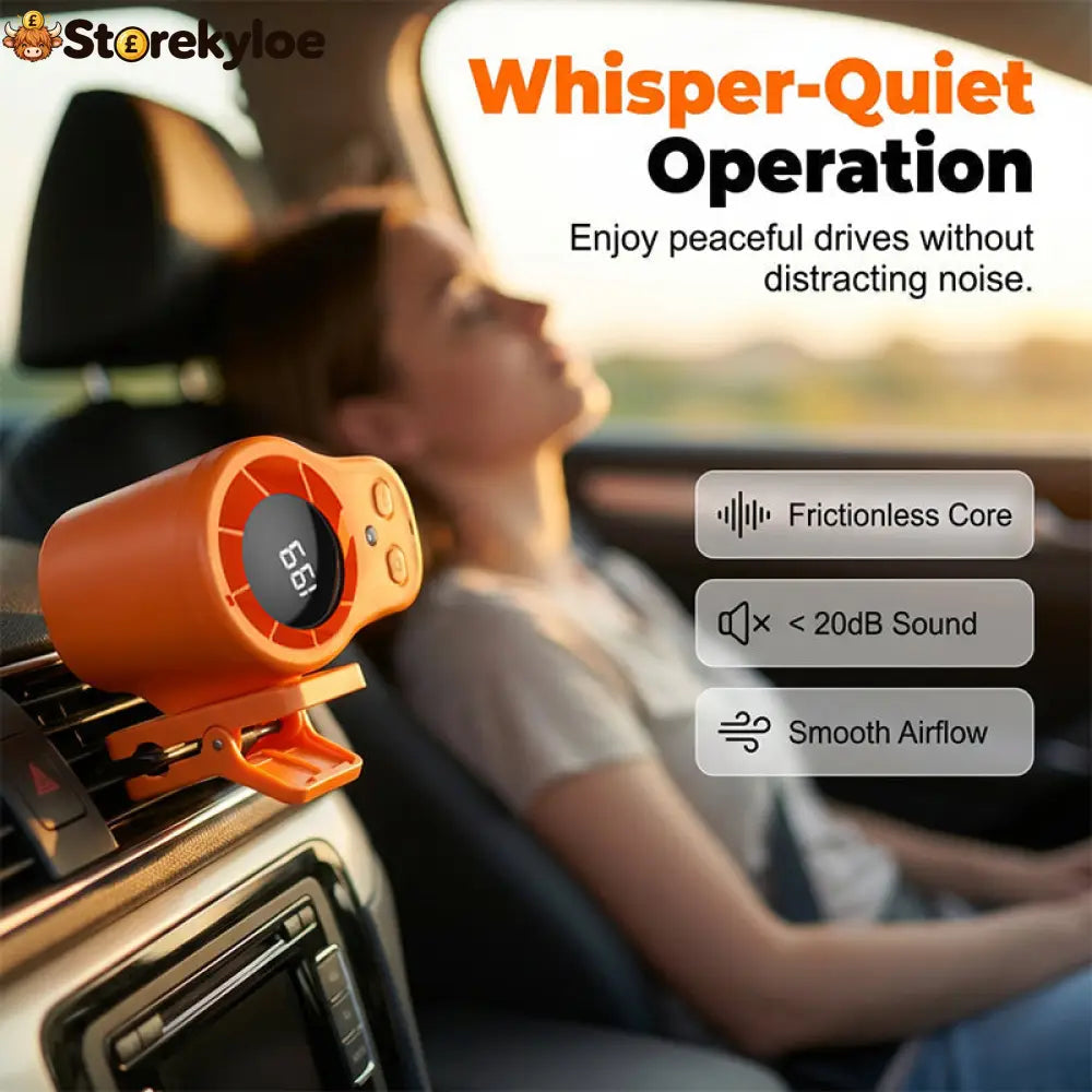 Portable Turbo Fan with LED Display