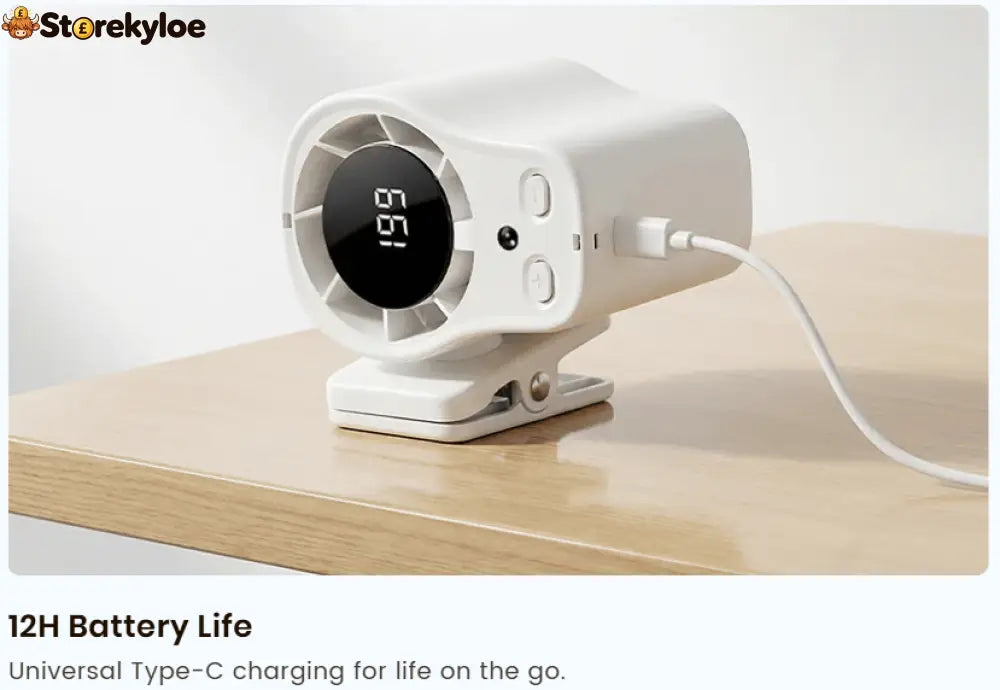 Portable Turbo Fan with LED Display