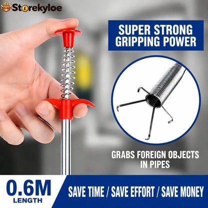 🔥🚿Professional Drain Clog Remover Tool – A Must-Have For Every Home