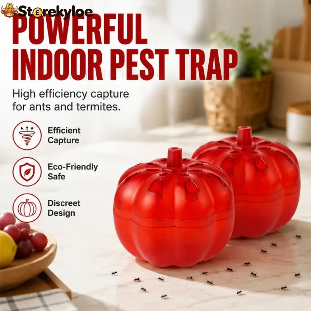 🎃 Pumpkin Pest Trap – Discreet Indoor Ant & Fly Control