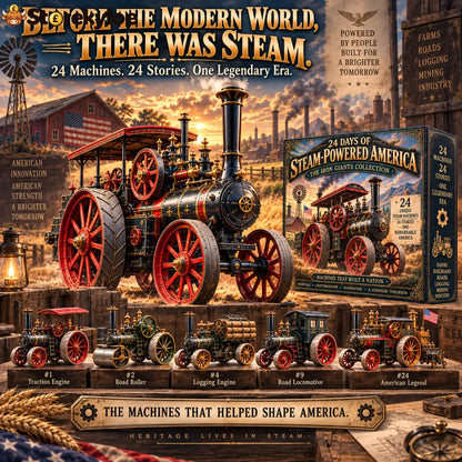 🔥 Ready to Fire Up the Past?! 🚂 2026 Steam-Powered America – 24 Days of Iron Giants & Legendary Machines!