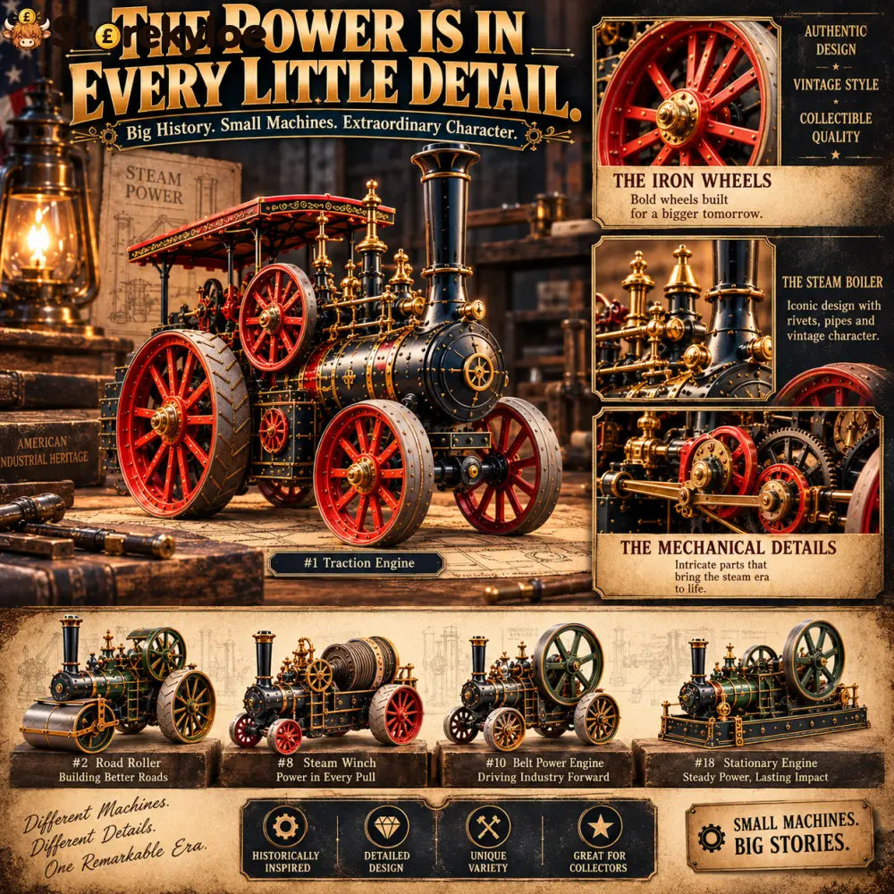 🔥 Ready to Fire Up the Past?! 🚂 2026 Steam-Powered America – 24 Days of Iron Giants & Legendary Machines!
