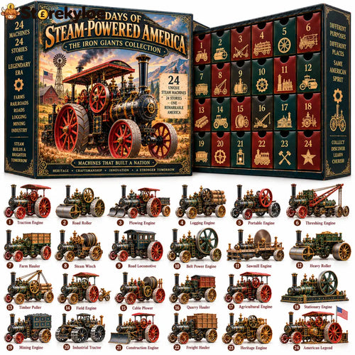 🔥 Ready to Fire Up the Past?! 🚂 2026 Steam-Powered America – 24 Days of Iron Giants & Legendary Machines! - A