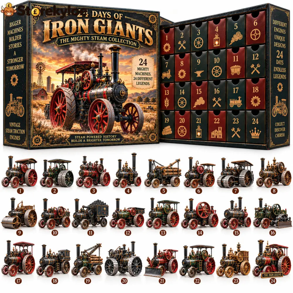 🔥 Ready to Fire Up the Past?! 🚂 2026 Steam-Powered America – 24 Days of Iron Giants & Legendary Machines! - B