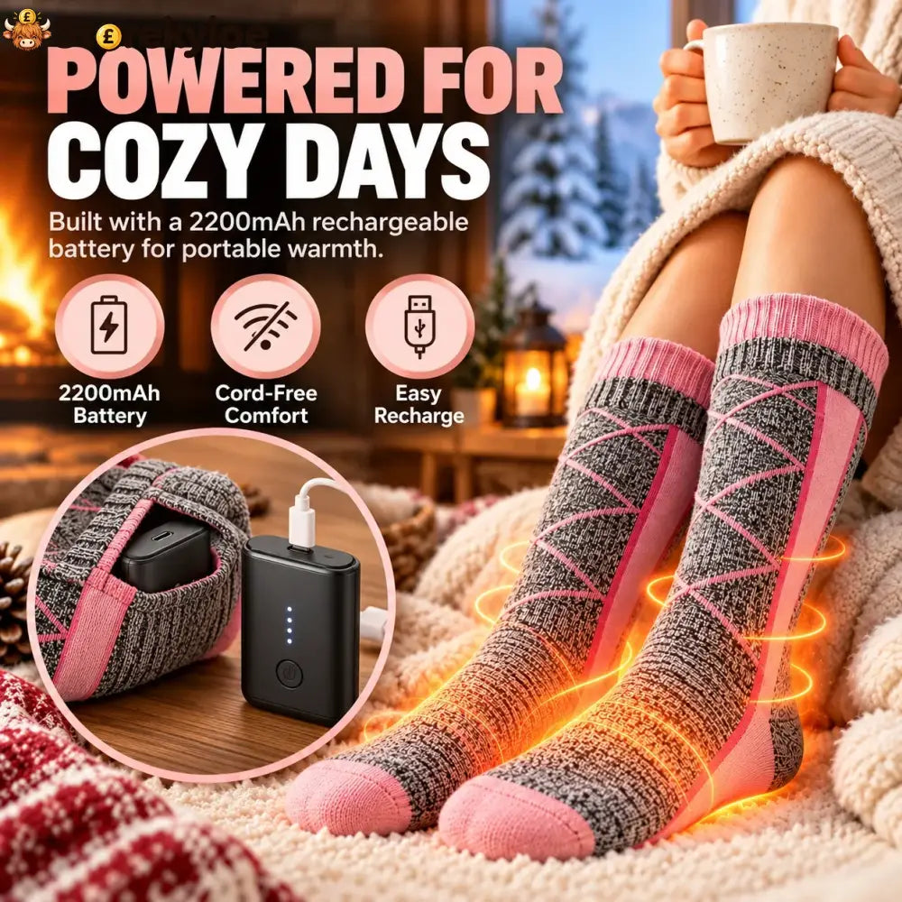 🔥 Rechargeable Heated Socks – Say Goodbye To Cold Feet In Minutes