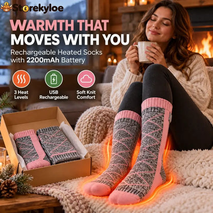 🔥 Rechargeable Heated Socks – Say Goodbye To Cold Feet In Minutes