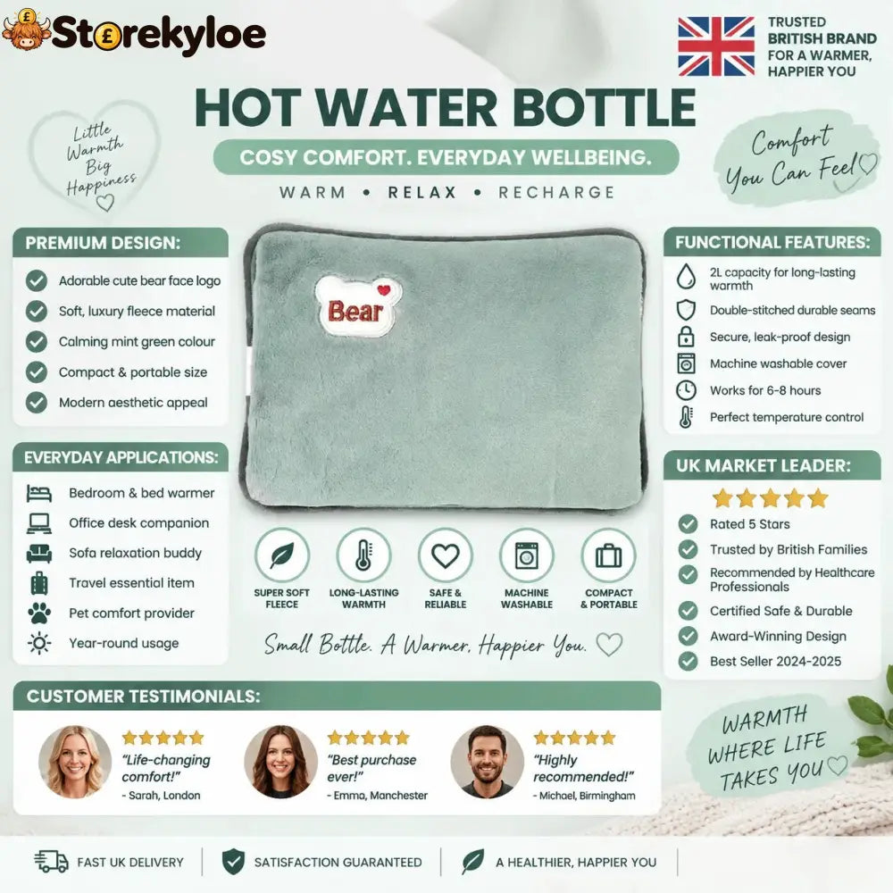 ♥Rechargeable Hot Water Bottles Heat Packs Explosion-proof Heat Pads