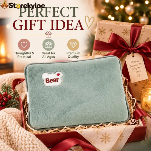 ♥Rechargeable Hot Water Bottles Heat Packs Explosion-proof Heat Pads - Green
