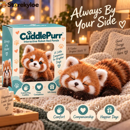 🐾❤️ Red Panda – Interactive Plush Companion | A Little Friend A Lot of Love