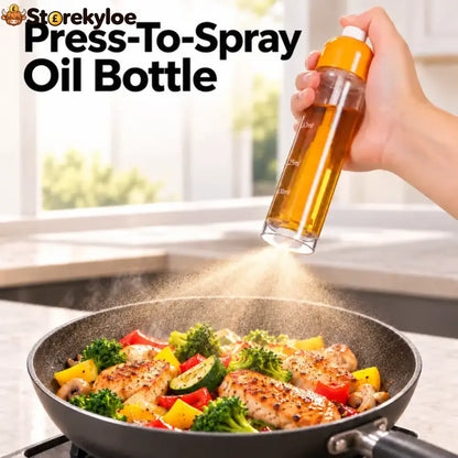 Refillable Olive Oil Sprayer Bottle – Fine Mist Oil Mister for Air Fryer & BBQ