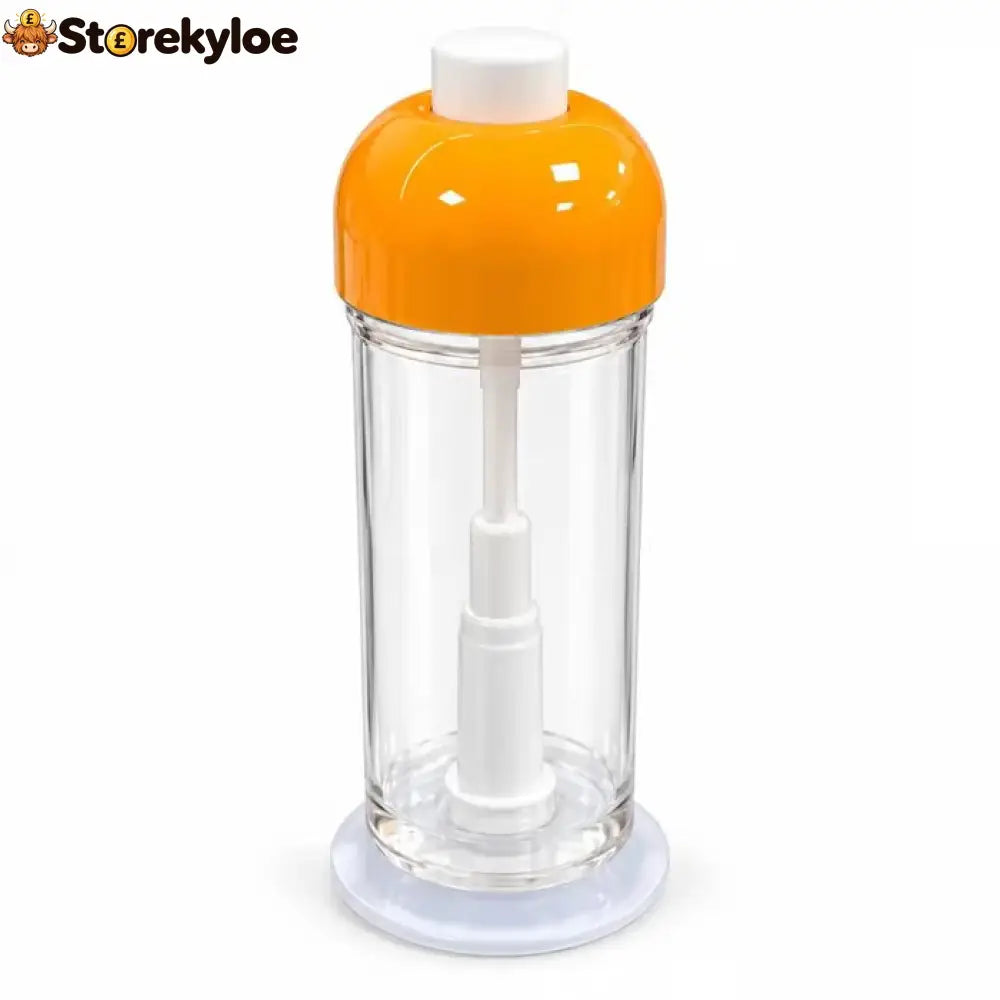 Refillable Olive Oil Sprayer Bottle – Fine Mist Oil Mister for Air Fryer & BBQ - Orange