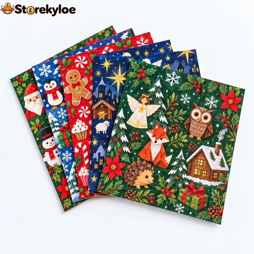 🧘Relaxing & Beginner-Friendly- 3D DIY Paper Christmas(💕Step-by-Step Guide Included)