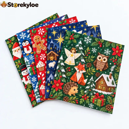 🧘Relaxing & Beginner-Friendly- 3D DIY Paper Christmas(💕Step-by-Step Guide Included)