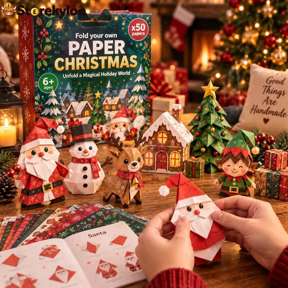 🧘Relaxing & Beginner-Friendly- 3D DIY Paper Christmas(💕Step-by-Step Guide Included)
