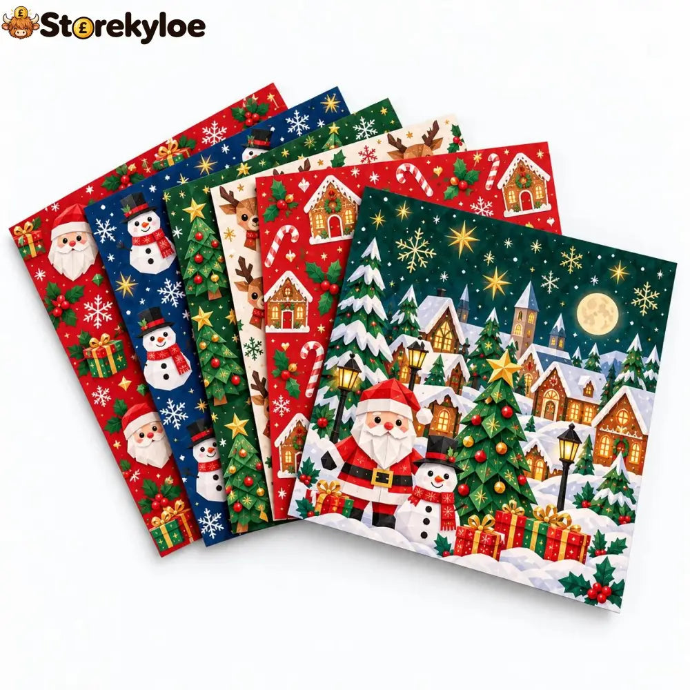 🧘Relaxing & Beginner-Friendly- 3D DIY Paper Christmas(💕Step-by-Step Guide Included)