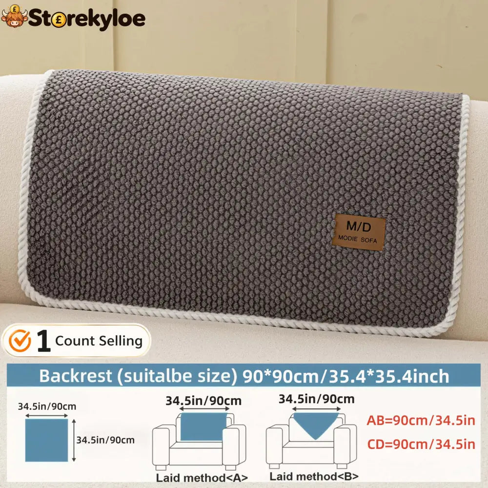 🛋️ Removable Sofa Cover – Washable Non-Slip Couch Protector 🐾