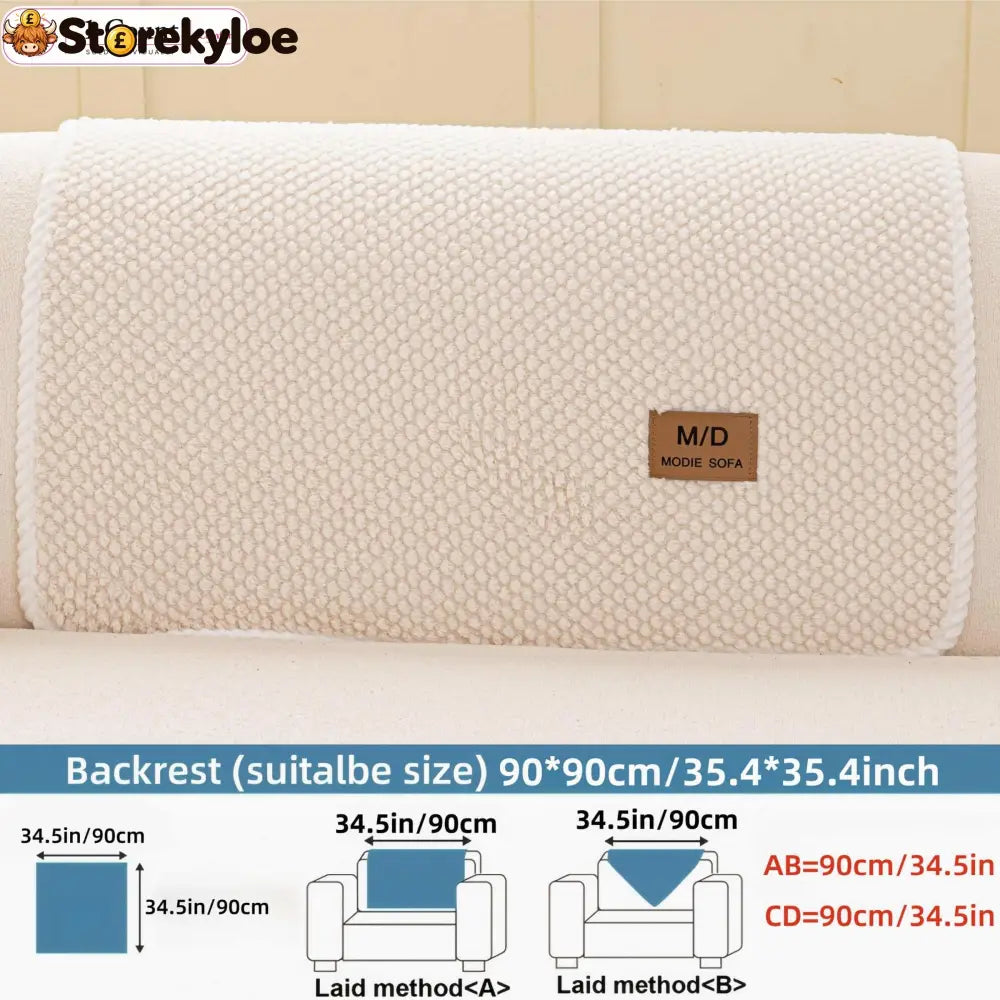 🛋️ Removable Sofa Cover – Washable Non-Slip Couch Protector 🐾