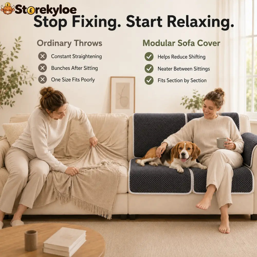 🛋️ Removable Sofa Cover – Washable Non-Slip Couch Protector 🐾