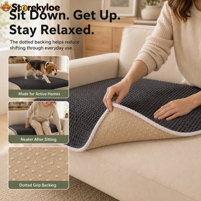 🛋️ Removable Sofa Cover – Washable Non-Slip Couch Protector 🐾