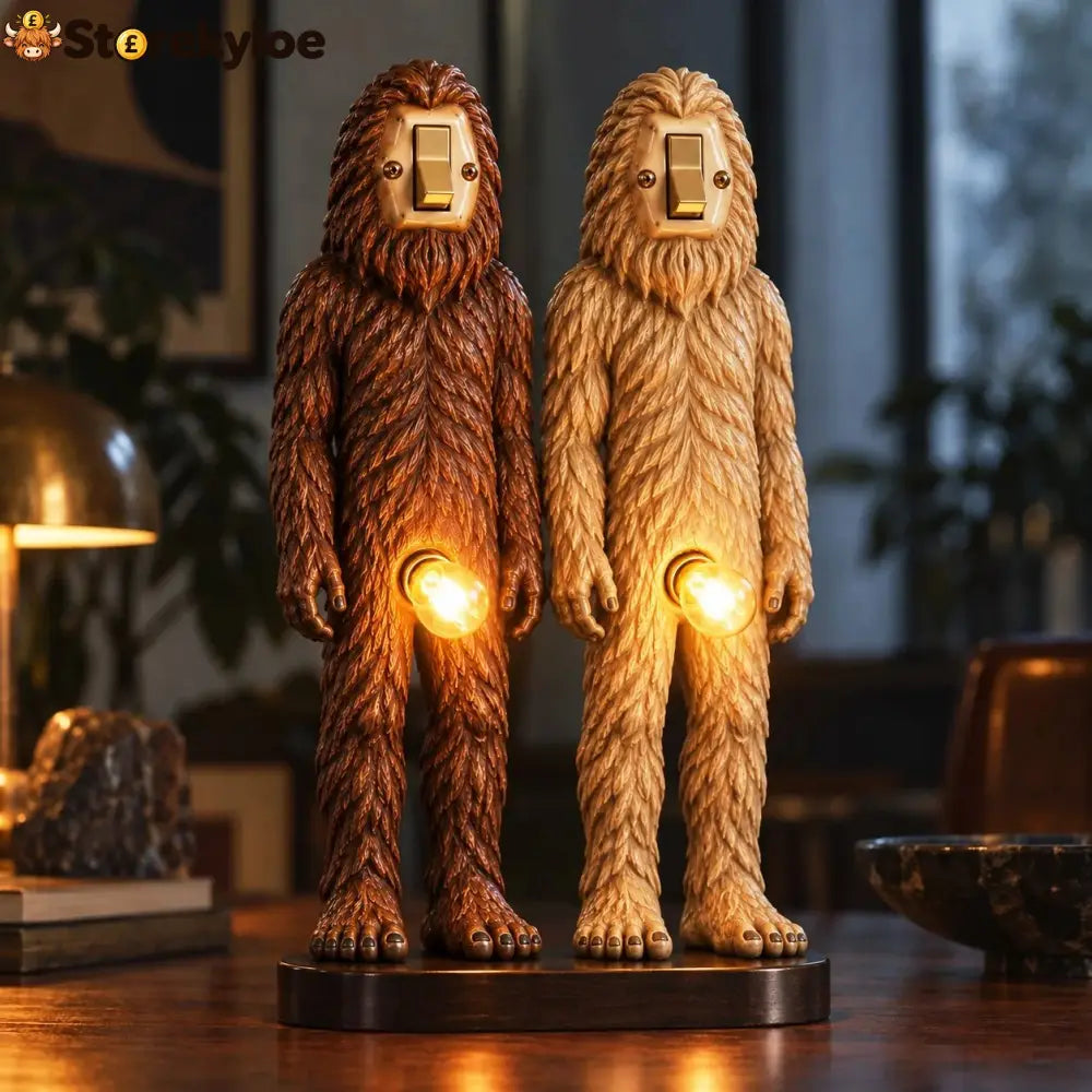 💡Retro Companions Oddity Lamp – Weirdly Charming Light - 👣Bigfoot