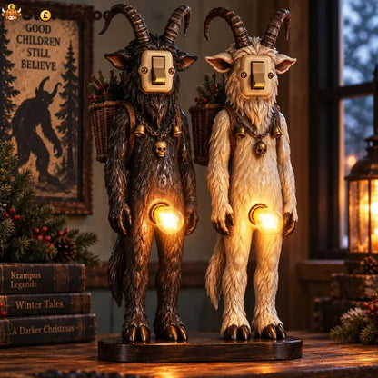 💡Retro Companions Oddity Lamp – Weirdly Charming Light - 👹Krampus
