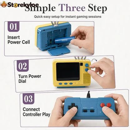 🎮 Retro Mini Tv Game Console - Blue