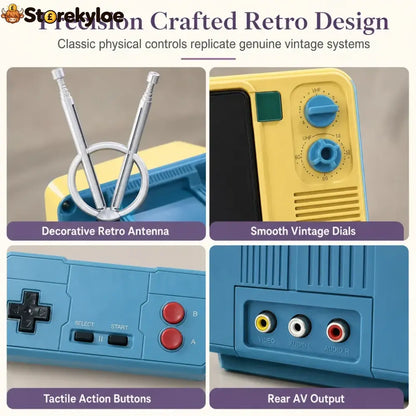 🎮 Retro Mini Tv Game Console - Blue