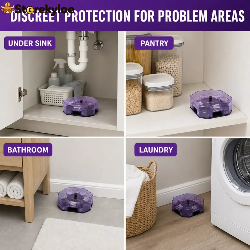 🪳✨ Reusable No-Spray Roach Trap – Chemical-Free Washable & Easy to Reuse 🏠♻️ - 1 Trap