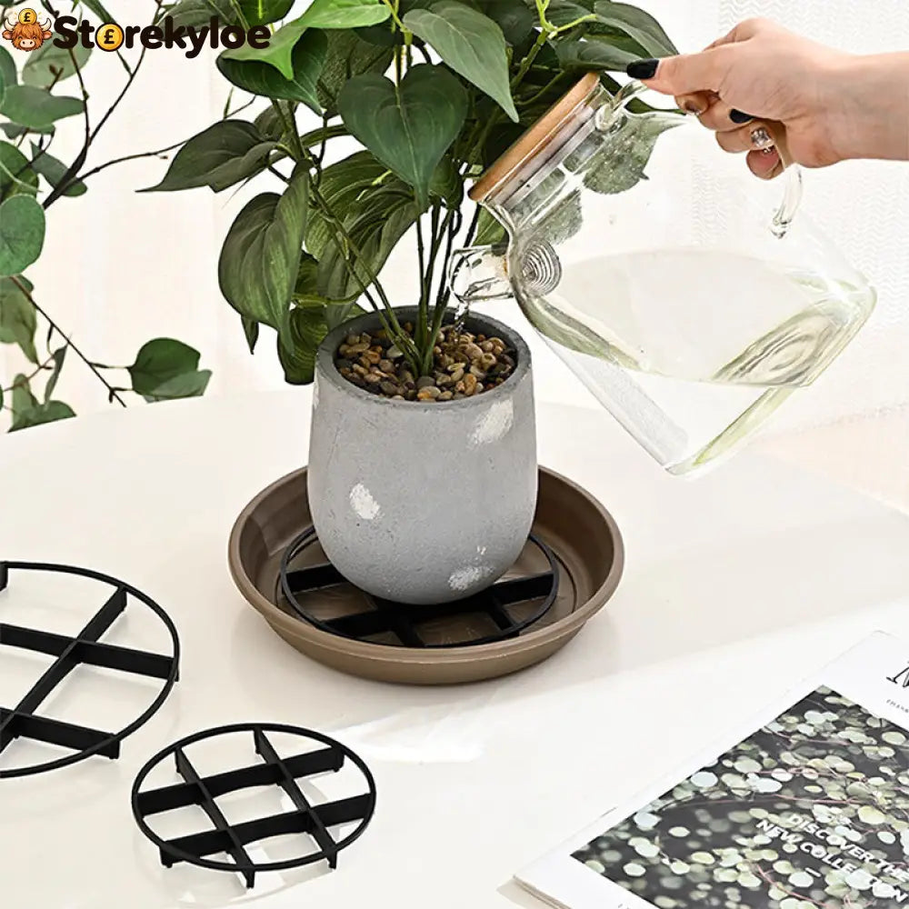 🌿🌹Root-Saving Pot Riser – elevates planters, promotes airflow, keeps floors clean – for indoor & outdoor use. 🔥🏠