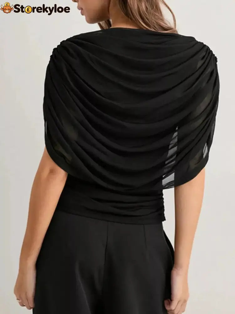 Ruched Short Sleeve Top
