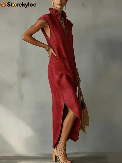 Ruffle Spring Maxi Dress