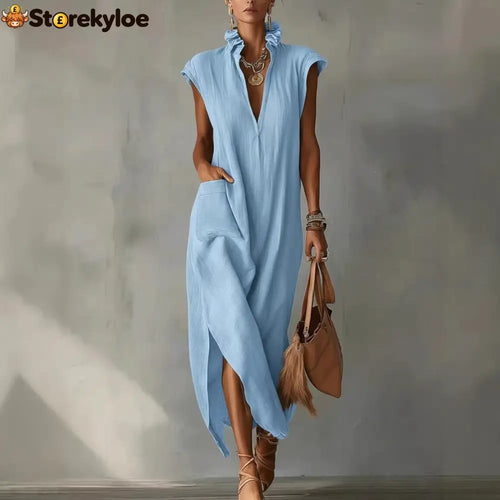 Ruffle Spring Maxi Dress
