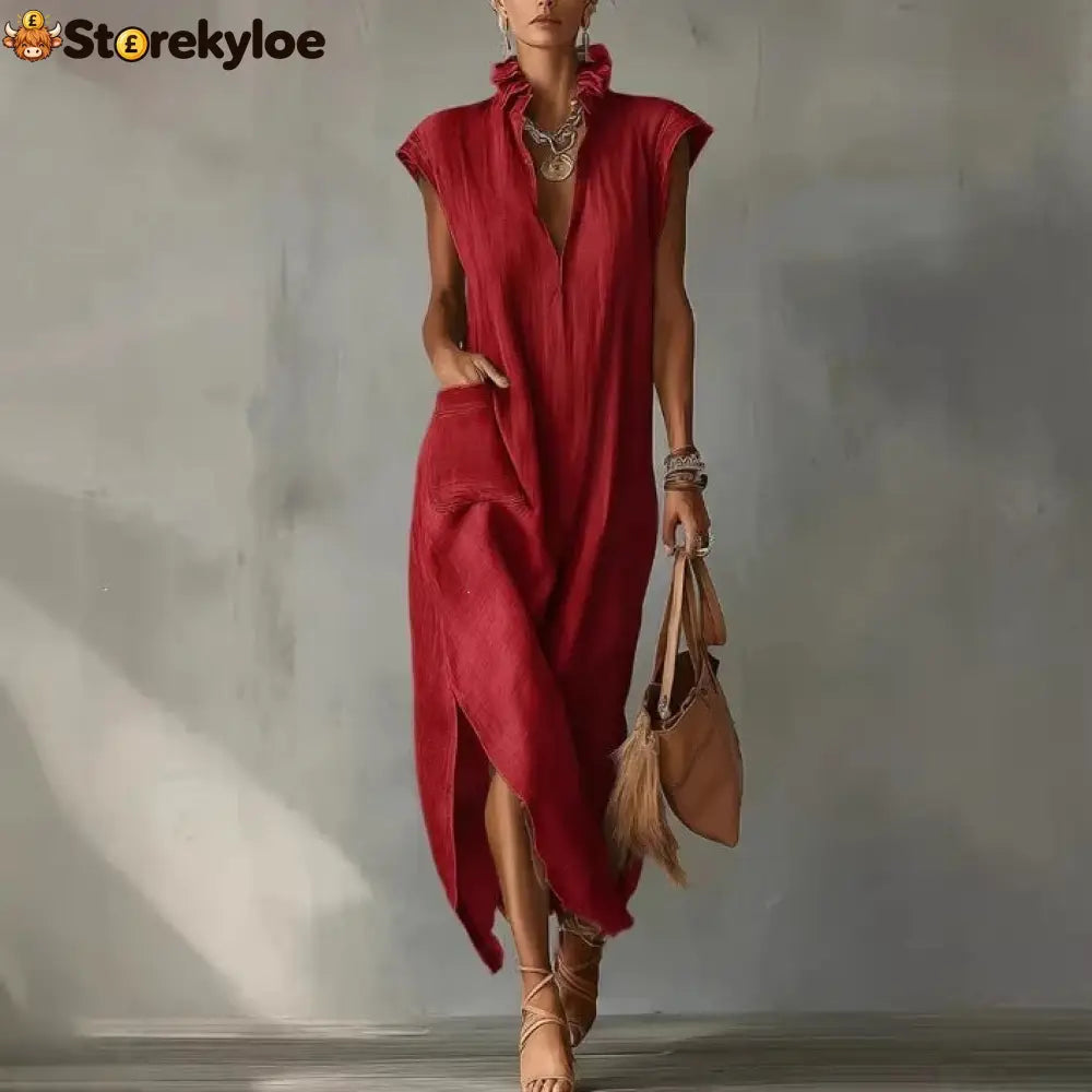 Ruffle Spring Maxi Dress