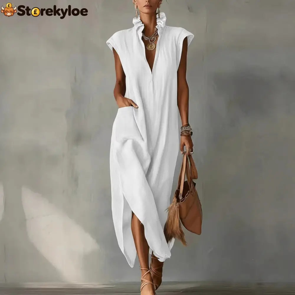 Ruffle Spring Maxi Dress