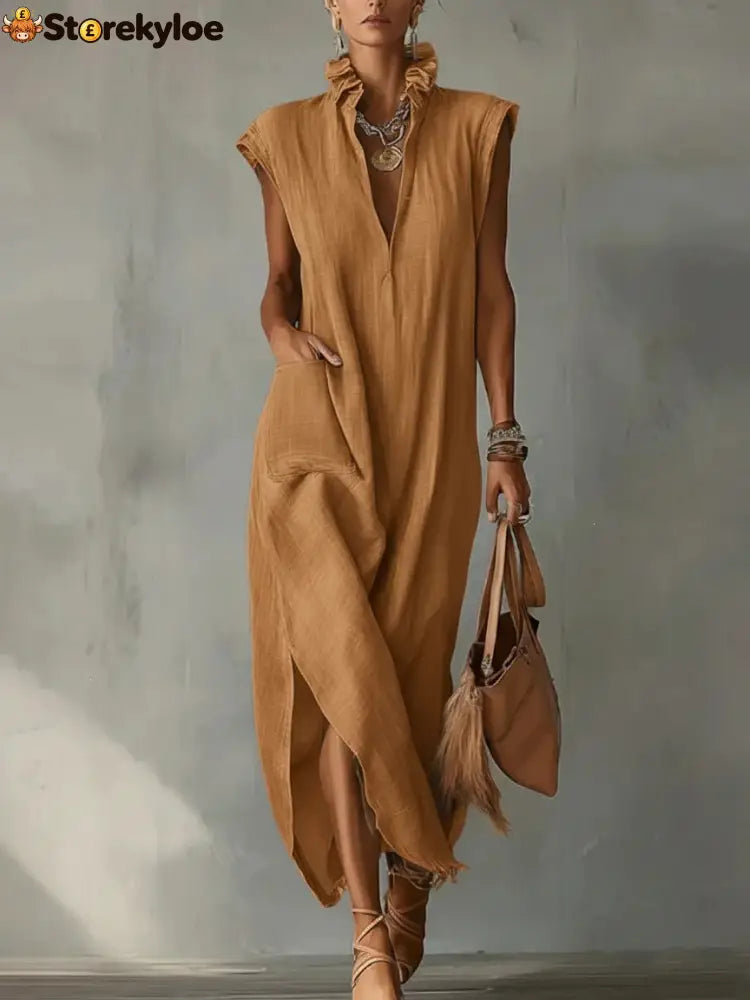 Ruffle Spring Maxi Dress