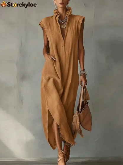 Ruffle Spring Maxi Dress