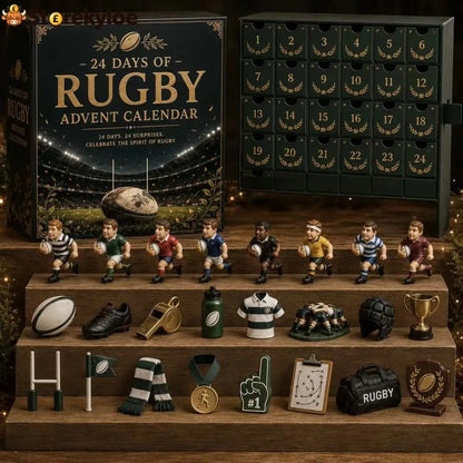 🏉 Rugby Advent Calendar – 24 Unique Rugby‑Themed Acrylic Charms