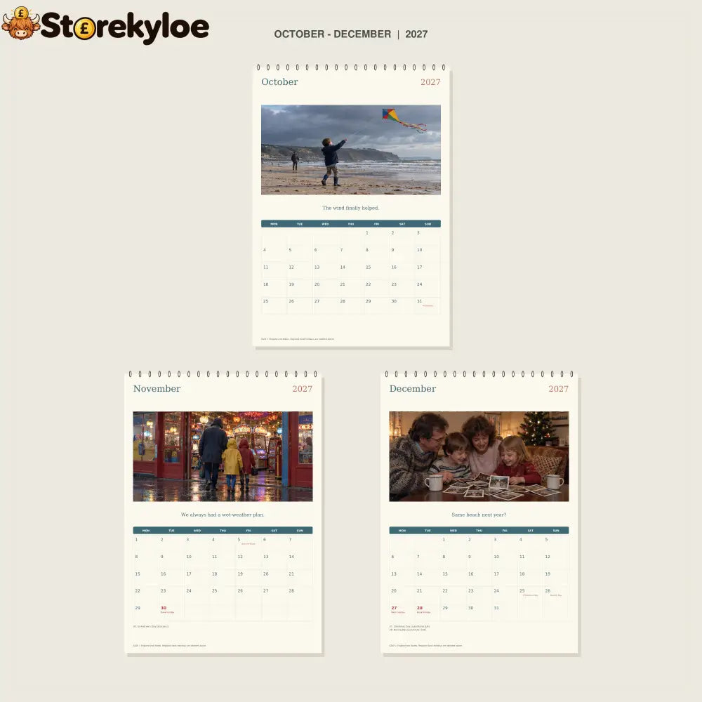 🔥Same Beach Every Summer - 2027 A4 Wall Calendar
