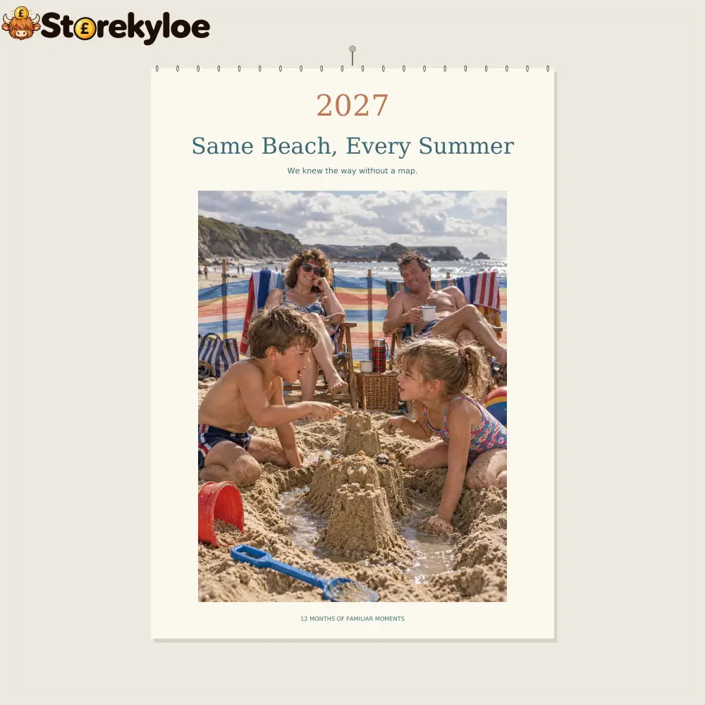 🔥Same Beach Every Summer - 2027 A4 Wall Calendar