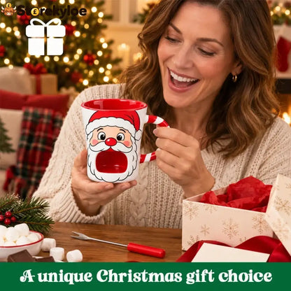 Santa Chocolate Fondue Mug