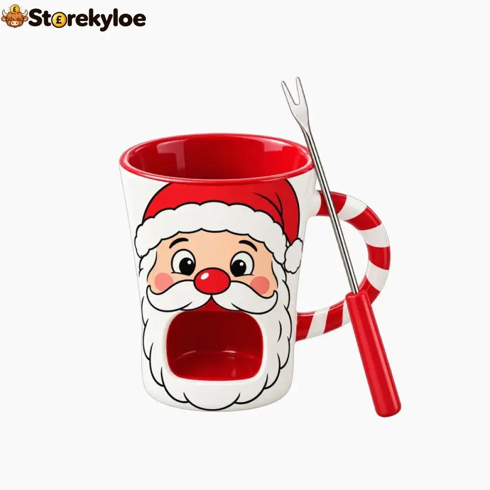 Santa Chocolate Fondue Mug