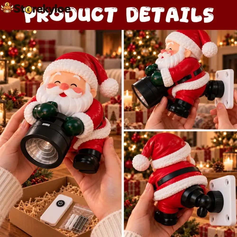 😍Santa Christmas Welcome Projector