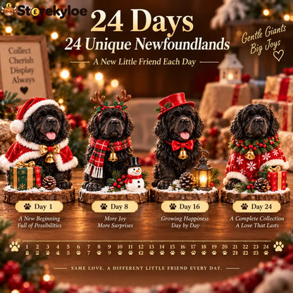 🎅Santa where’s My Jerky?!🐶2026 Newfoundland Christmas – 24 Days of Big Paws & Holiday Fun