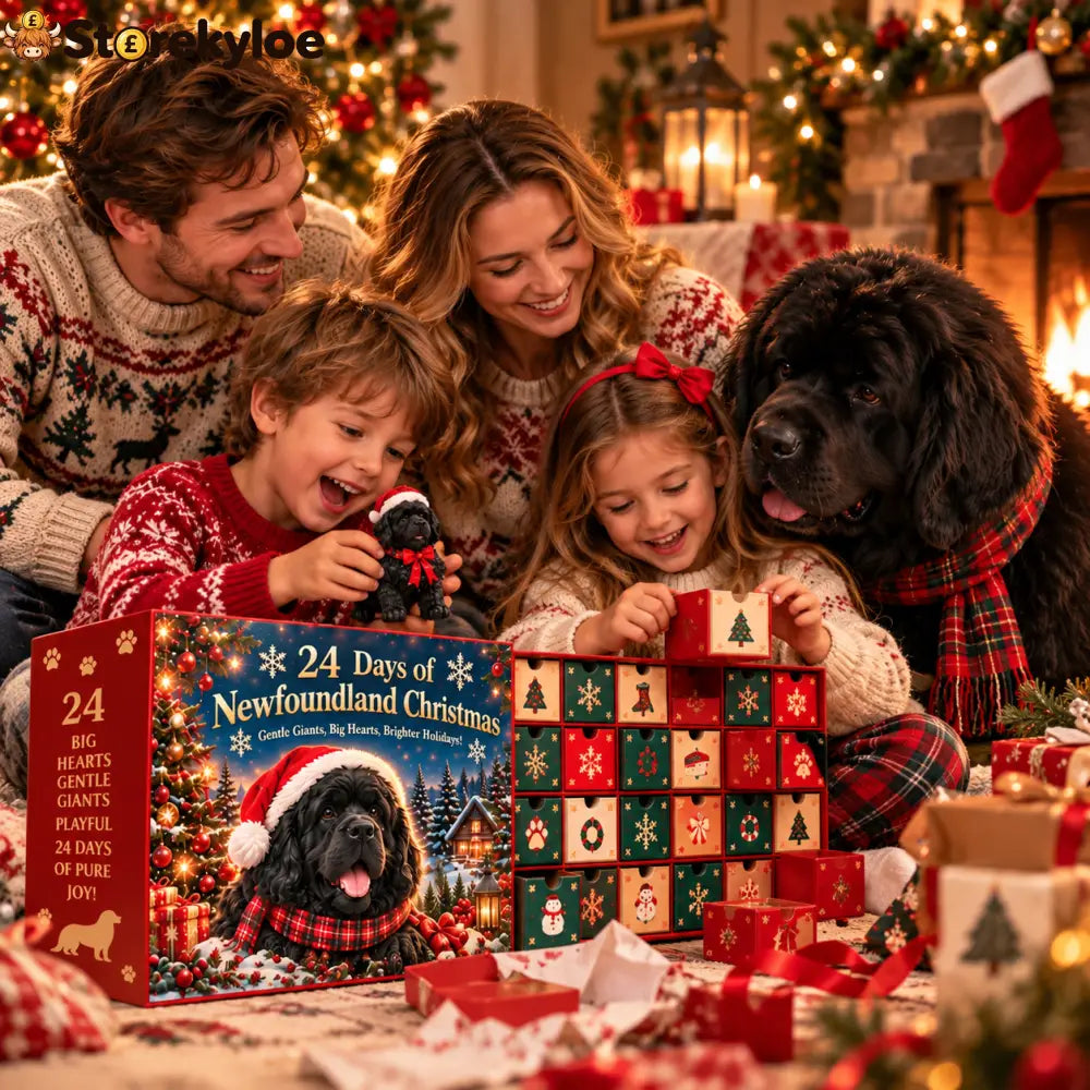 🎅Santa where’s My Jerky?!🐶2026 Newfoundland Christmas – 24 Days of Big Paws & Holiday Fun