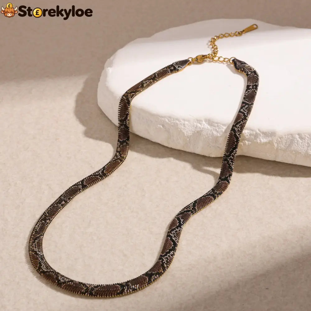 Serpent Statement Necklace – A Symbol of Mystery & Power - Sharp-nosed viper