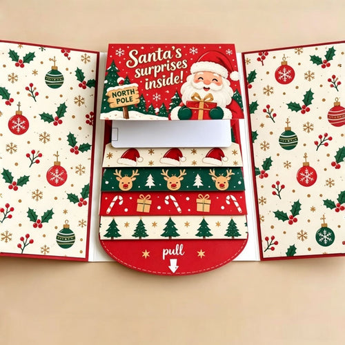 🎁Christmas Pull-Out Surprise Card 🎄
