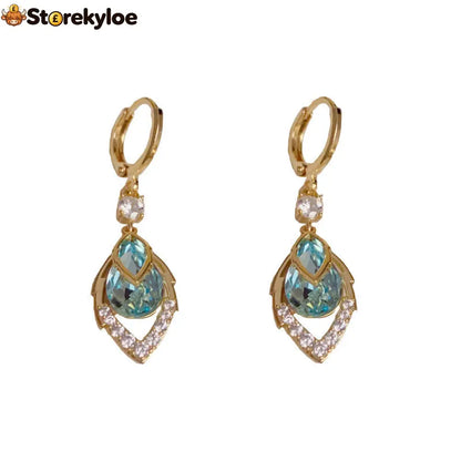 ✨Sky Blue Drop Dangle Hoop Earrings - Hot Products